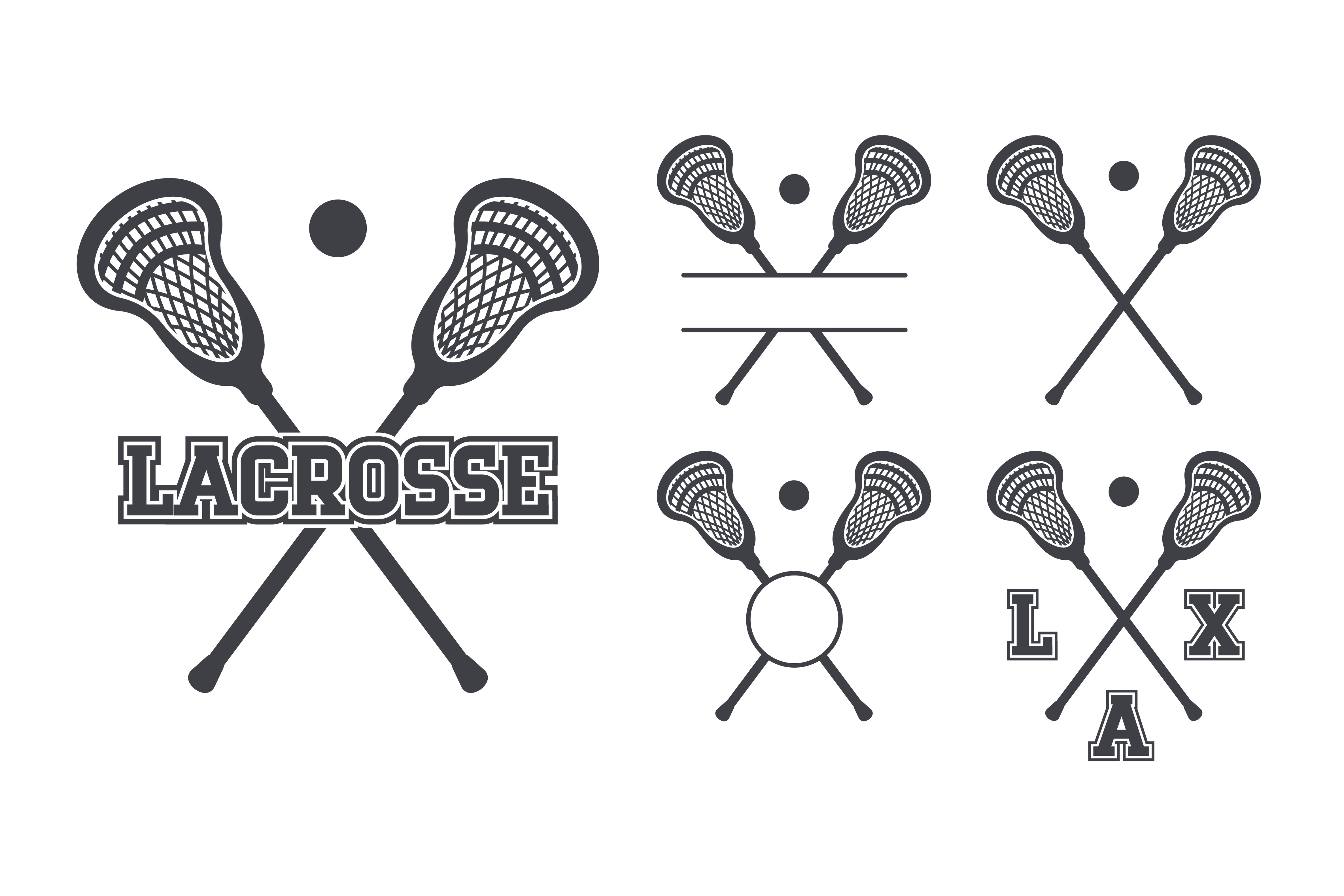 Lacrosse player in action during a game